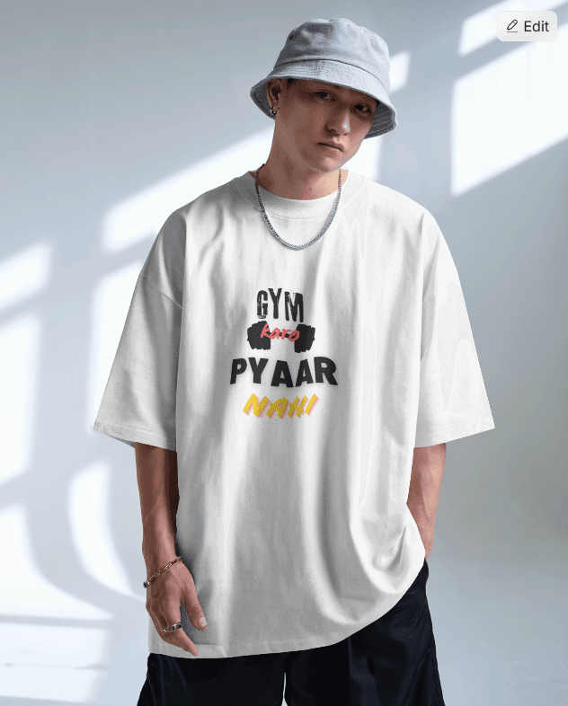 GYM T-SHIRT FOR MAN gym oversized t shirt men