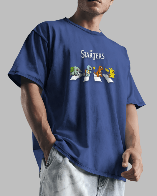 The Starters T-Shirt – Inspired by Classic Anime & Street Culture oversized t-shirt